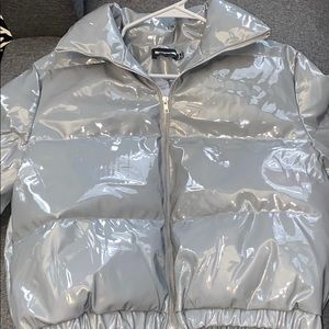 grey puffer coat 😩😍😍